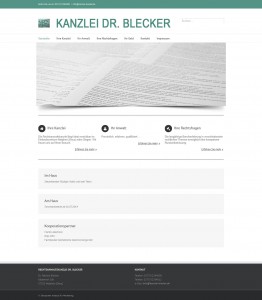 In eigener Sache: Launch Website Kanzlei Dr. Blecker