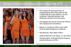 Ambush Marketing während der FIFA-WM 2014