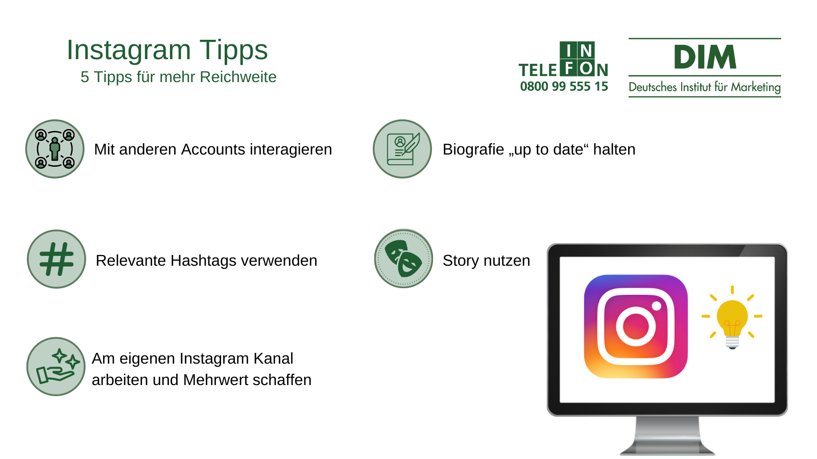 Instagram Tipps - Erfolgreiches Instagram Marketing betreiben - DIM - Blog