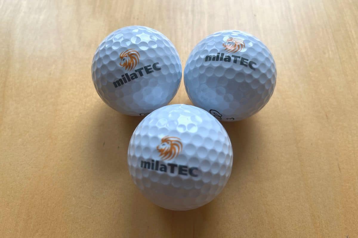 Golfbälle als Golf Logoartikel