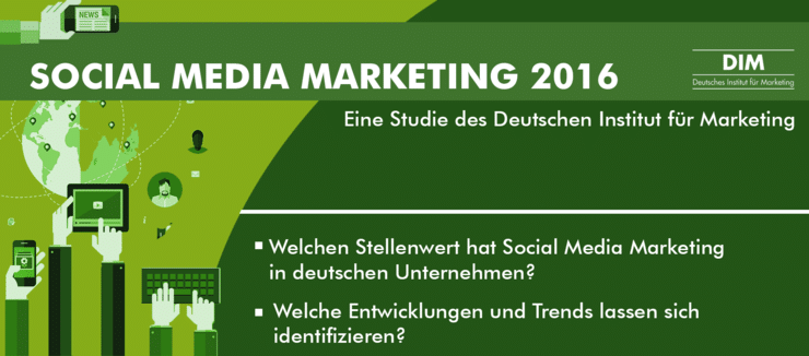 Social Media Marketing 2018 Studie DIM