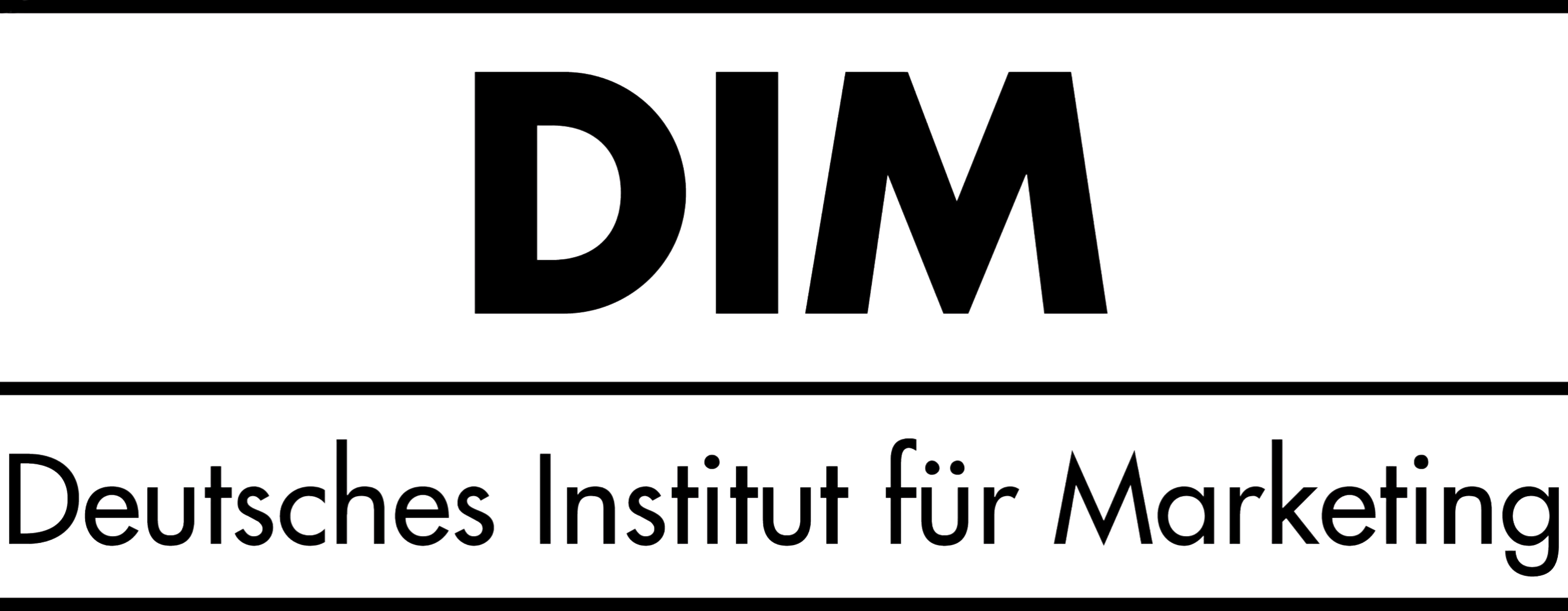 DIM Logo-schwarz