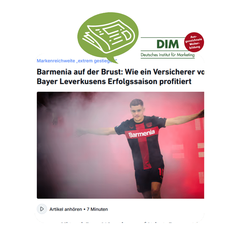 DIM Barmenia Markeneffekt Bayer Leverkusen 2024